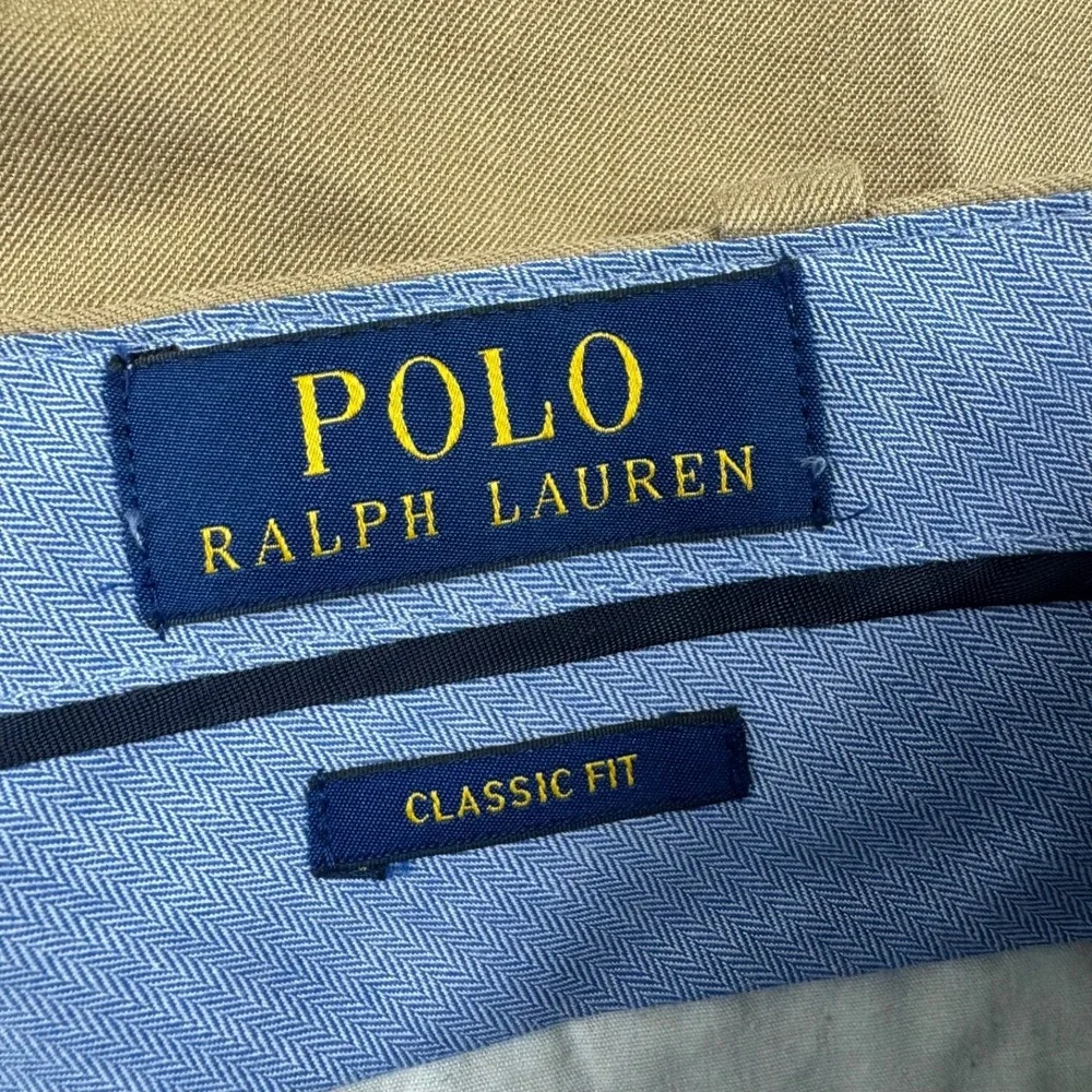Polo Ralph Lauren Linen Silk Cotton Men's Flat Front Pant Size 36x30